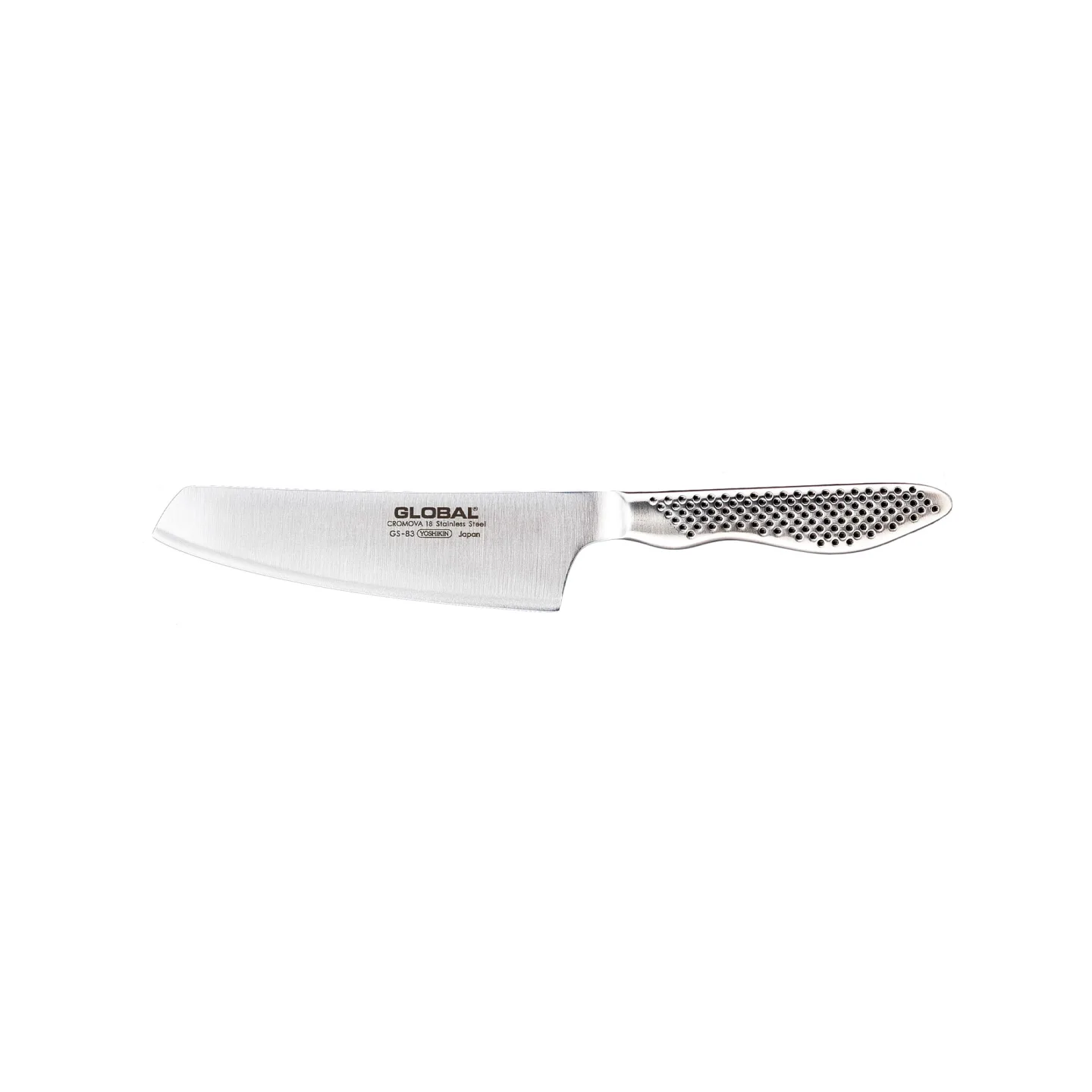 Global - GS-83 Grönsakshacka 13 cm - Kockknivar - Metall