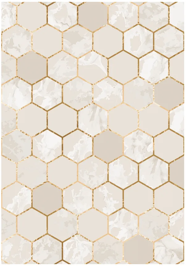 Wilton-teppe - Morino (beige/hvit/gull) (Størrelse: 160 x 230 cm)