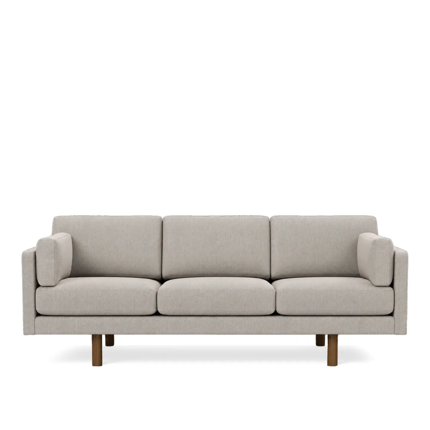 Fredericia Furniture - EJ220 3-sitssoffa hallingdal 103 / smoked oak - Soffor - Erik Jørgensen - Textilmaterial/Ull