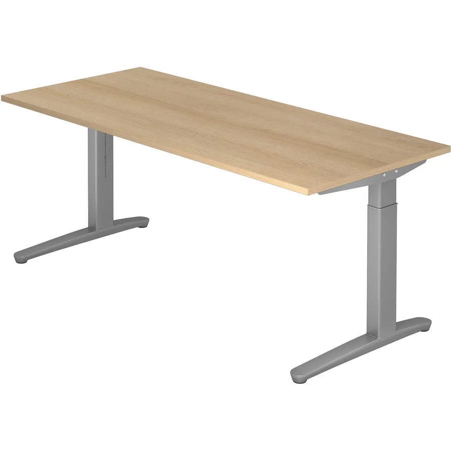 Schreibtisch Office eiche Holzwerkstoff B 180 T 80 cm