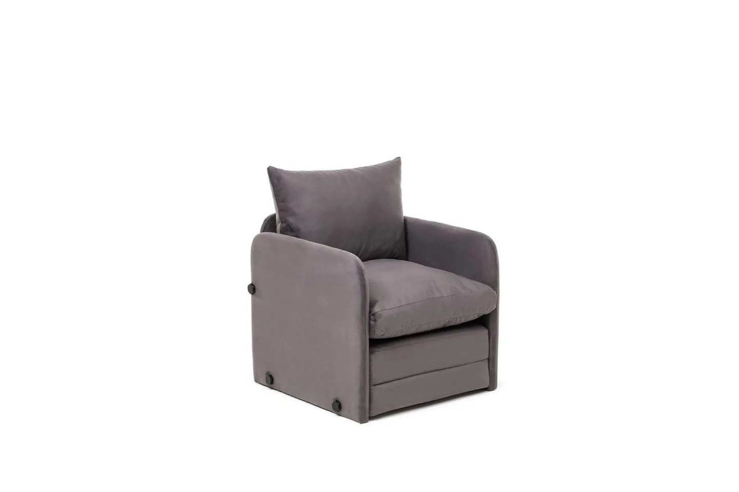 1-sits bäddsoffa Rubby Grå - Grå