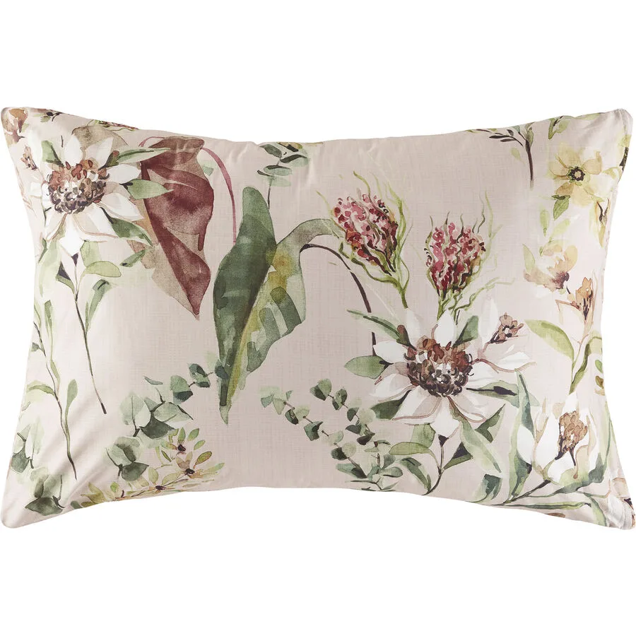 KAS Kissenbezug Paloma bunt Blumenmuster Baumwolle B 50 T 50 cm