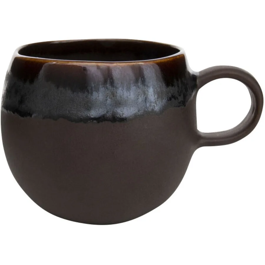 Tasse Coffee Braun Steinzeug