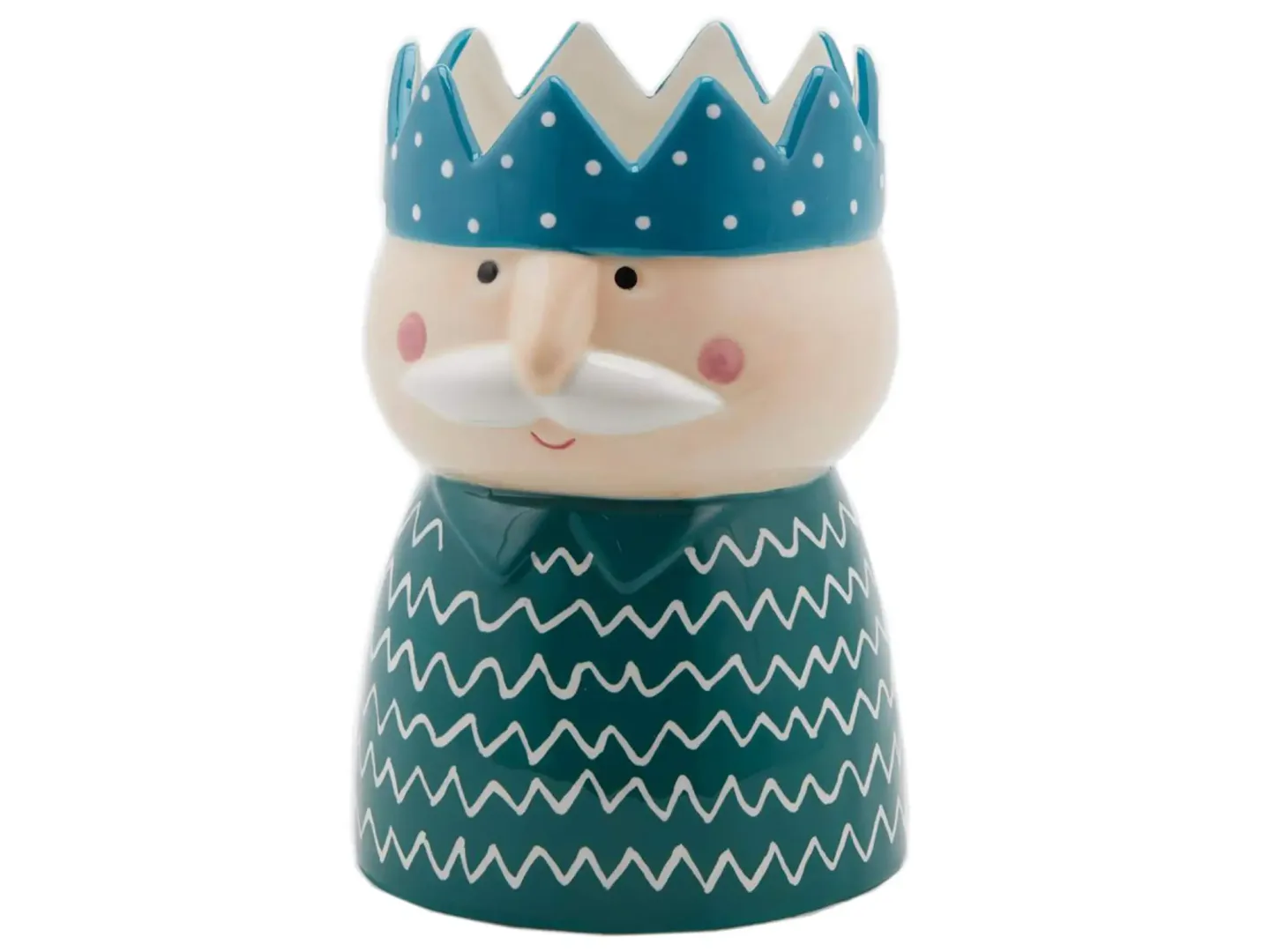 Edg Vase König mit Schnauz H: 20 cm | Schubiger Möbel