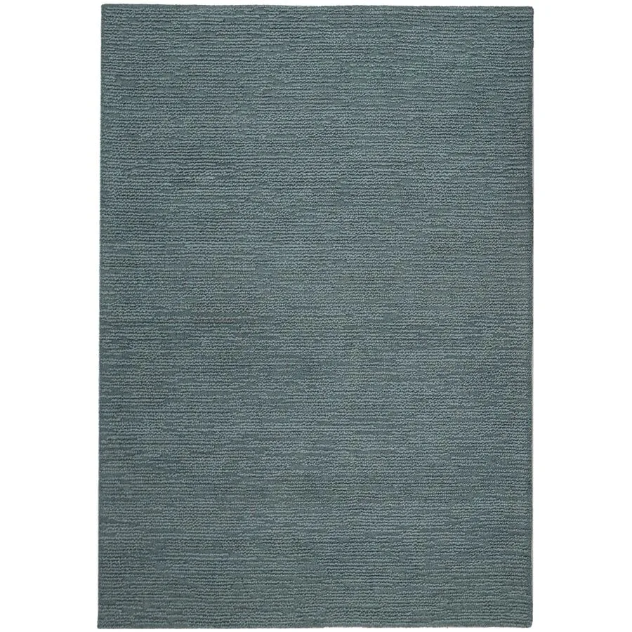 Teppich Vonji natur Einfarbig Wolle 120 x 170 cm