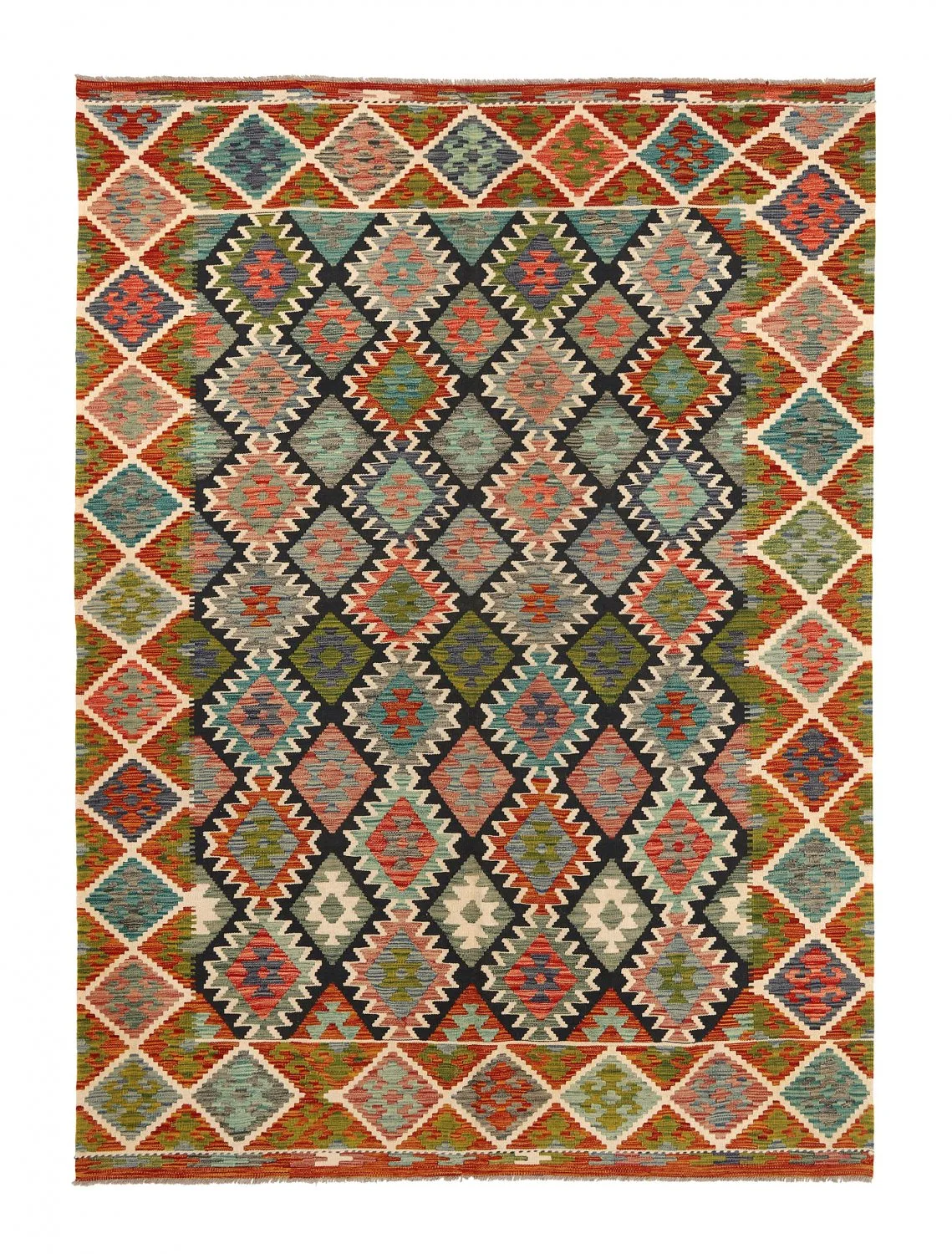 Orientalsk kelimteppe 284 x 207 cm (Størrelse: 284 x 207 cm)