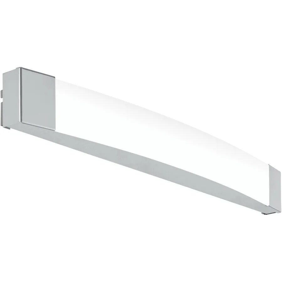 Eglo Wandlampe Siderno Grau Stahl 6 cm - Farbe: chrom - LED - Lichtfarbe: Helles Neutralweiss - LED Energiesparlampen