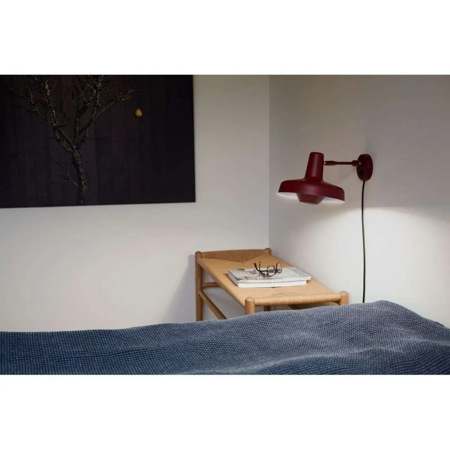 Arigato Wandleuchte Extra Short Red - Grupa - Wohnzimmer - Design - Aluminium