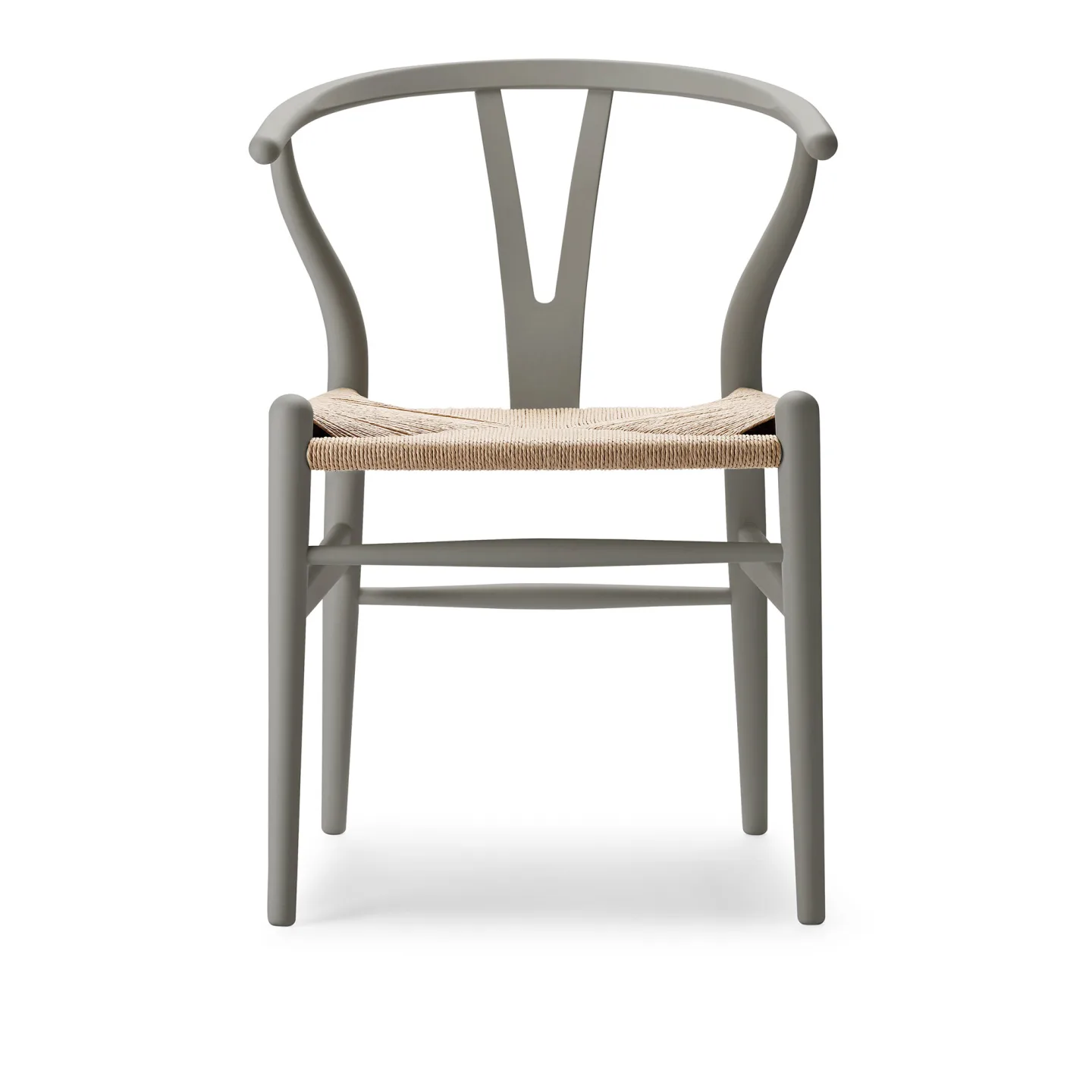 Carl Hansen - CH24 Y-stolen Bok Clay - Matstolar - Hans J. Wegner - Beige - Papper/Trä