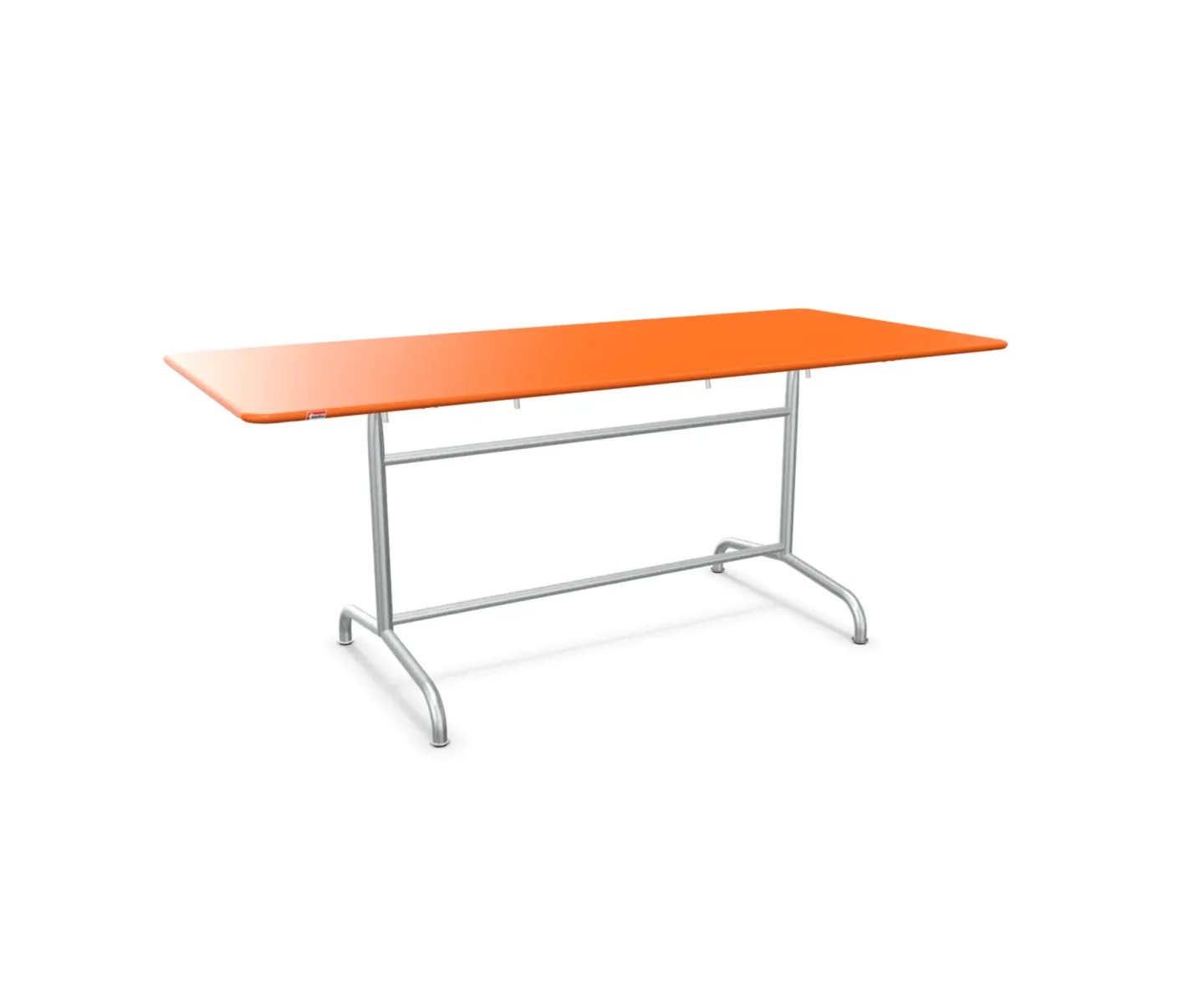 Schaffner Metall-Tisch Rigi Feuerverzinkt Orange | Schubiger Möbel