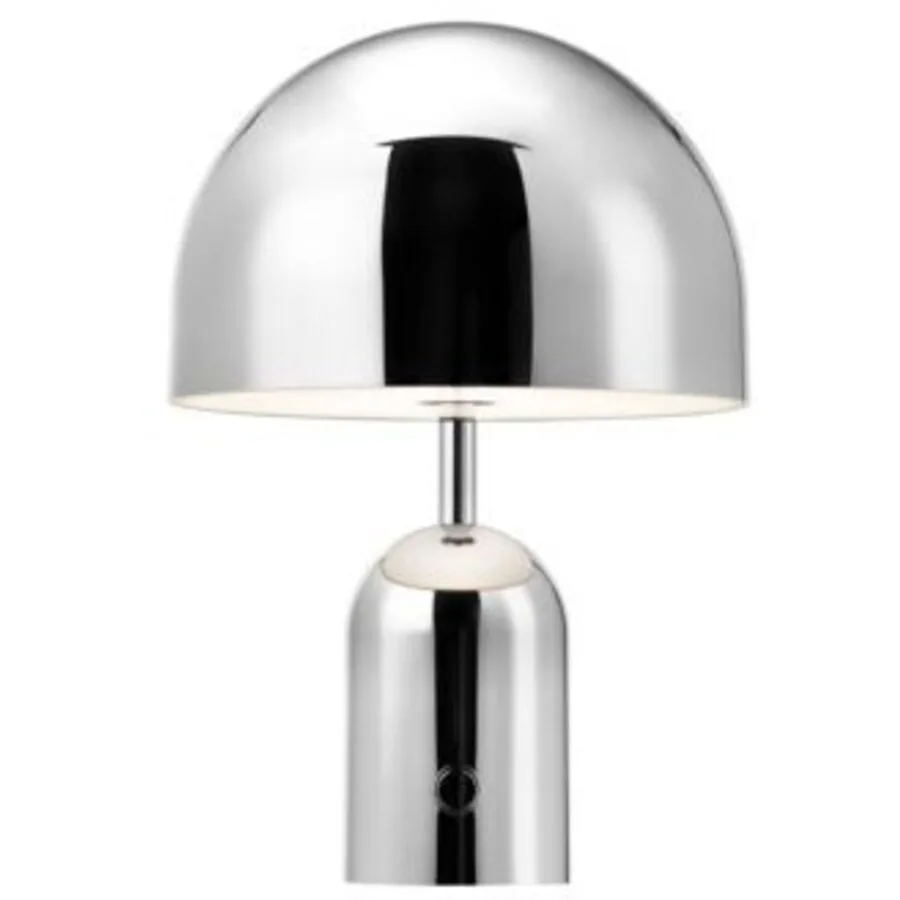 Tom Dixon Tischlampe Bell Kunststoff silber - LED - Lichtfarbe: Warmweiss - LED Energiesparlampen