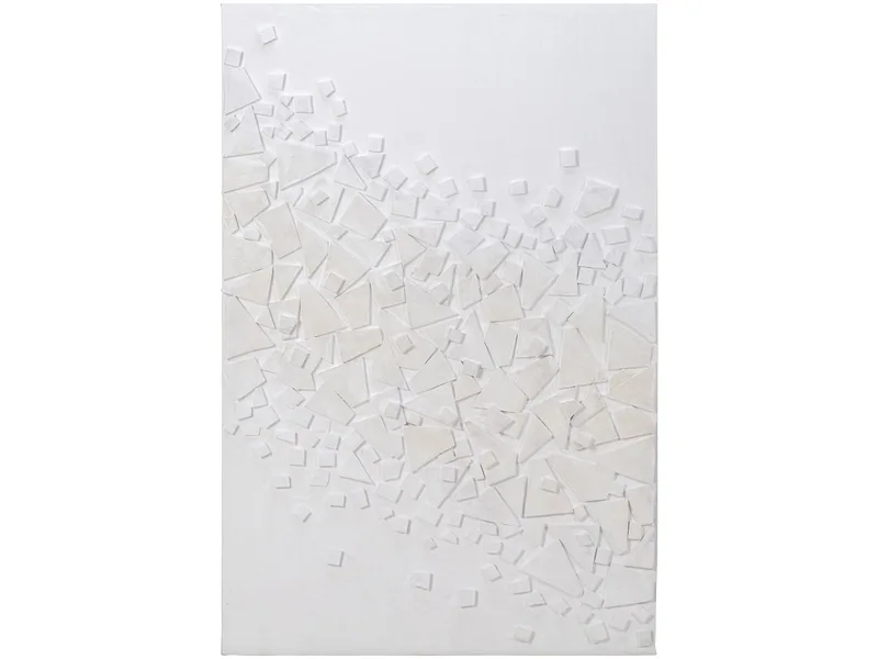 Strukturierte Leinwand KAIS 1 Stück mehrfarbig 82.5x122.5x3.5cm