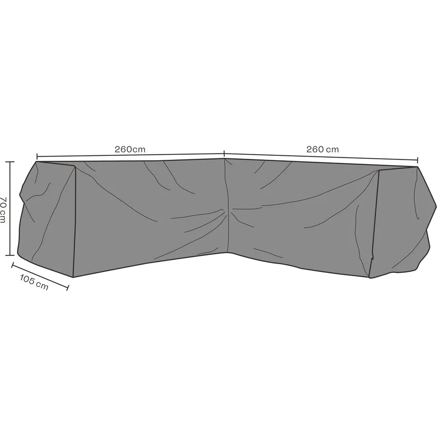 Schutzhülle Raina schwarz Polyvinylchlorid B 260 T 70 cm