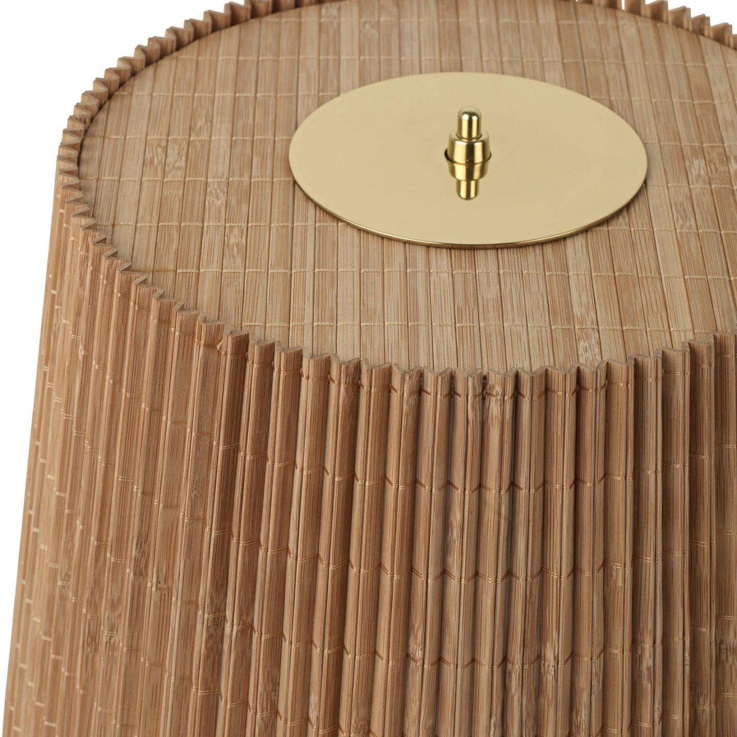9205 Bordlampe Bamboo - GUBI - Stue - Design - Messing - Rund