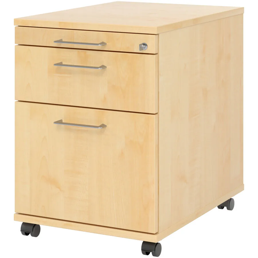 Rollcontainer Office Ahorn Holzwerkstoff B 42.8 H 59 cm