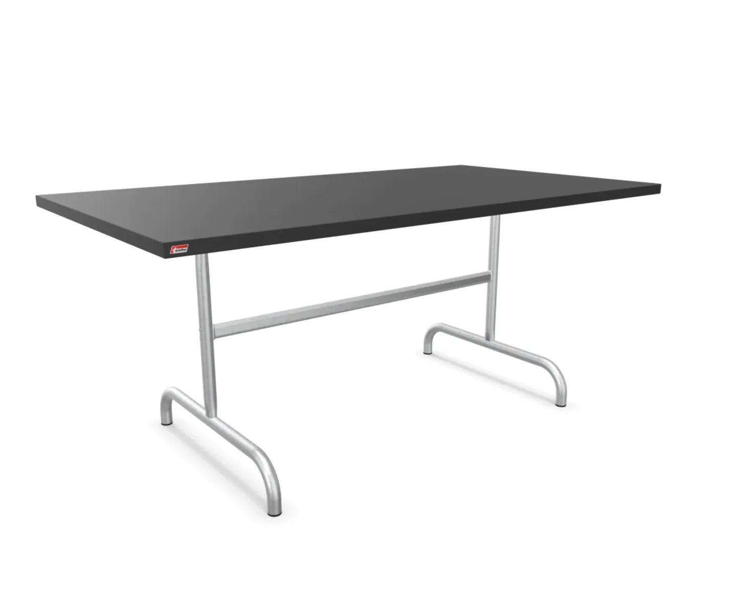 Schaffner Metall-Tisch Säntis Feuerverzinkt Grau | Schubiger Möbel