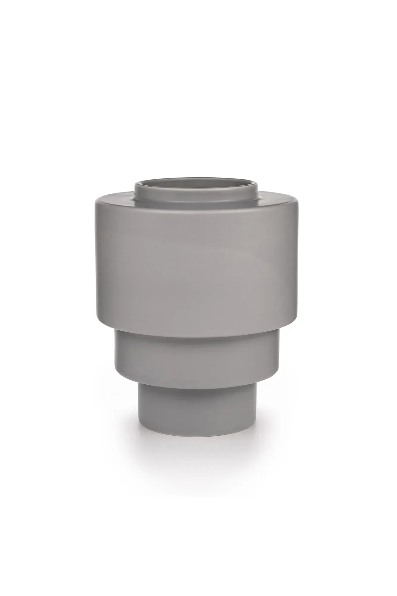 Akka Keramikvase Grau 19,5 cm