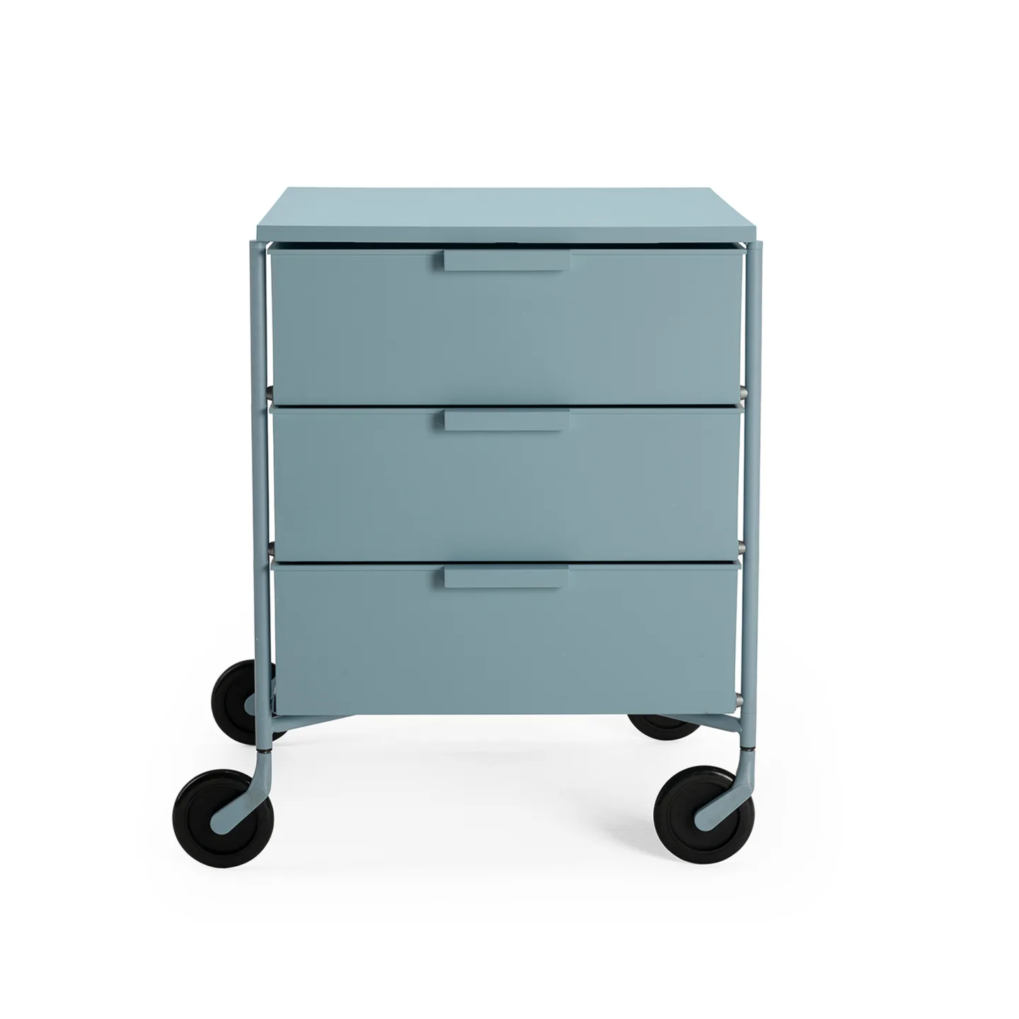 Kartell - Mobil Mat - 3 Drawers, Pale Blue - Hurtsar - Antonio Citterio - Blå - Metall/Plast