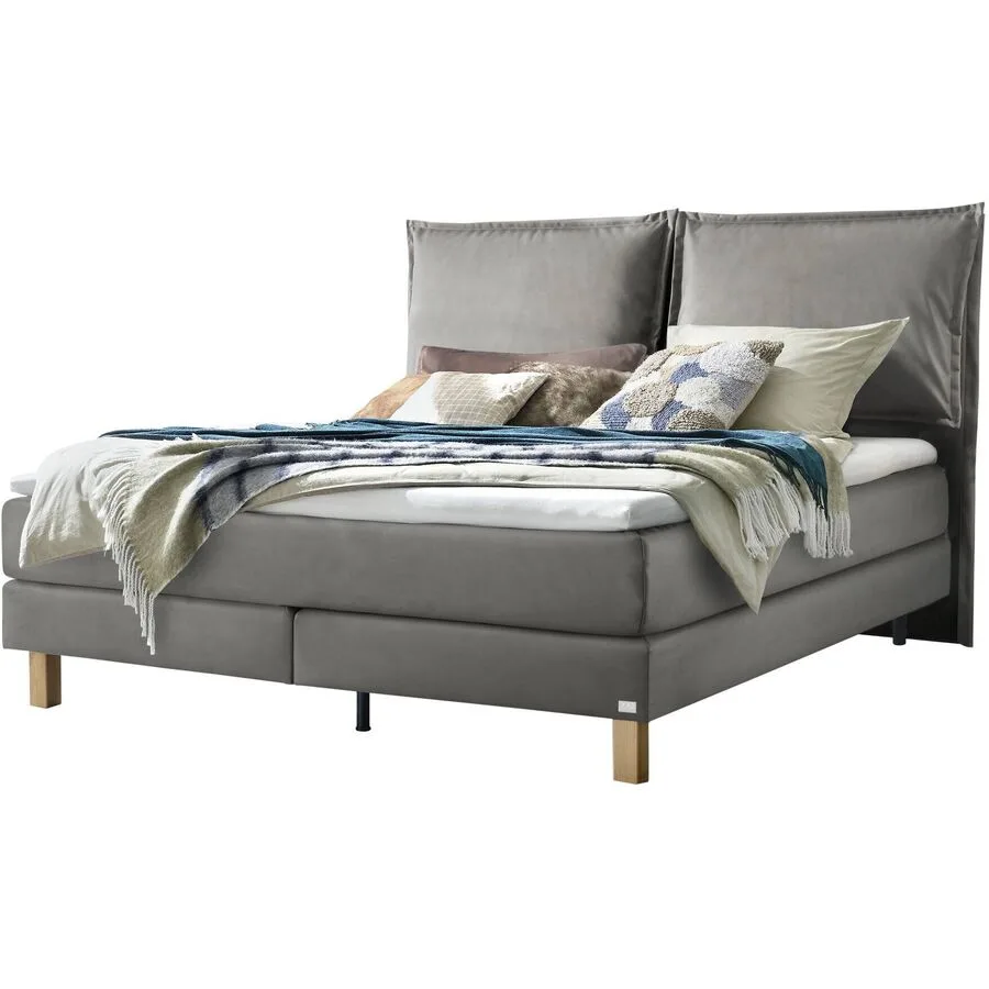 Hasena Boxspringbett Bonita stahl Stoff 160 x 200 cm