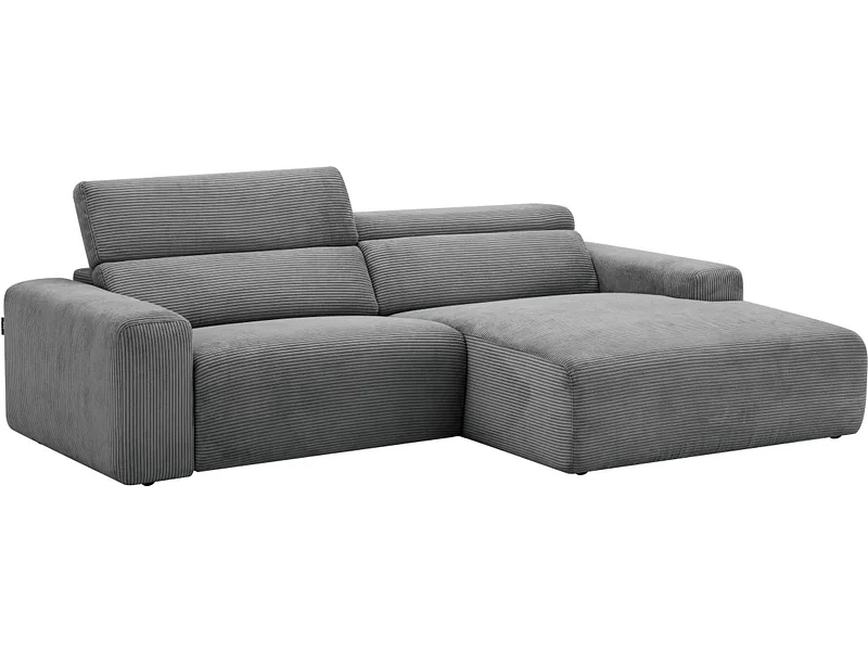 Ecksofa JUST 4 YOU RIO Stoff grau