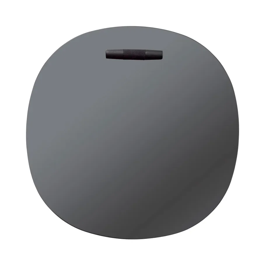 FDB Møbler I4 Birksø väggspegel Oak black painted toned Ø70 cm