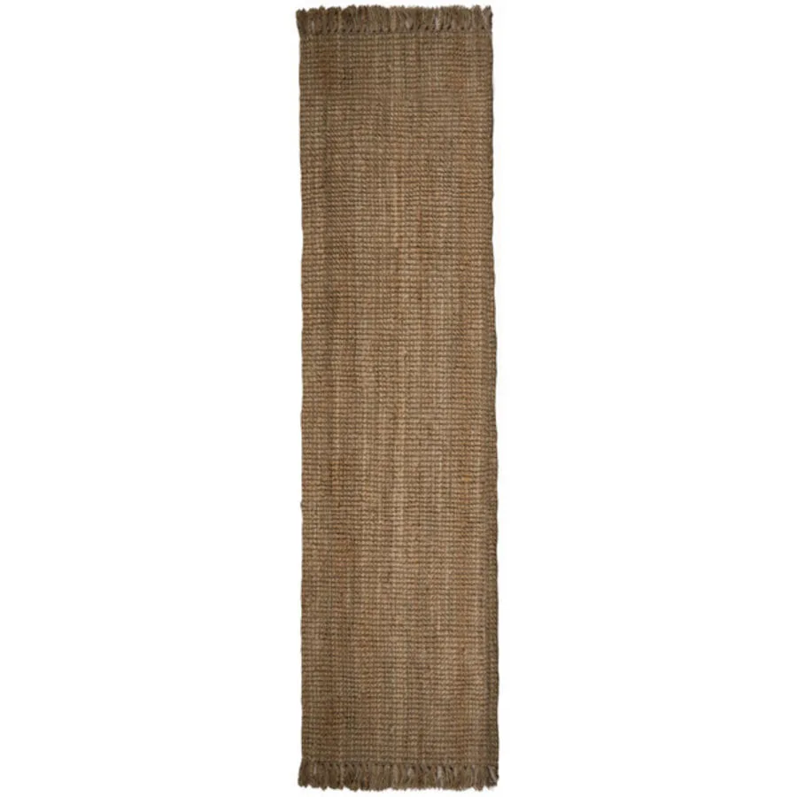 Teppich Tsumugi Natural Einfarbig Jute 230 x 60 cm