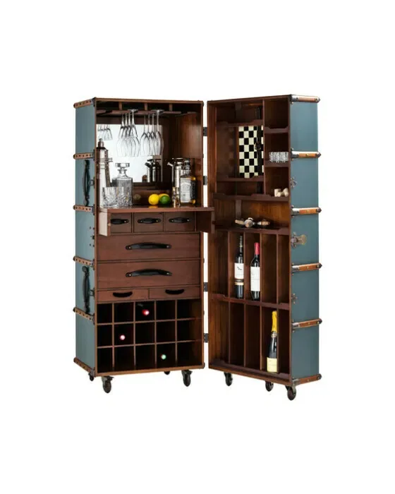 Stateroom Bar Cabinet Petrol