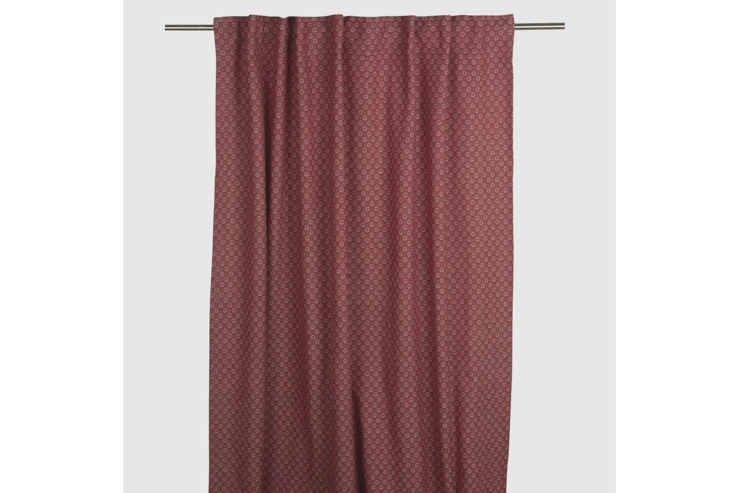 Gardinlängd Trine 135x250 cm Röd - Fondaco