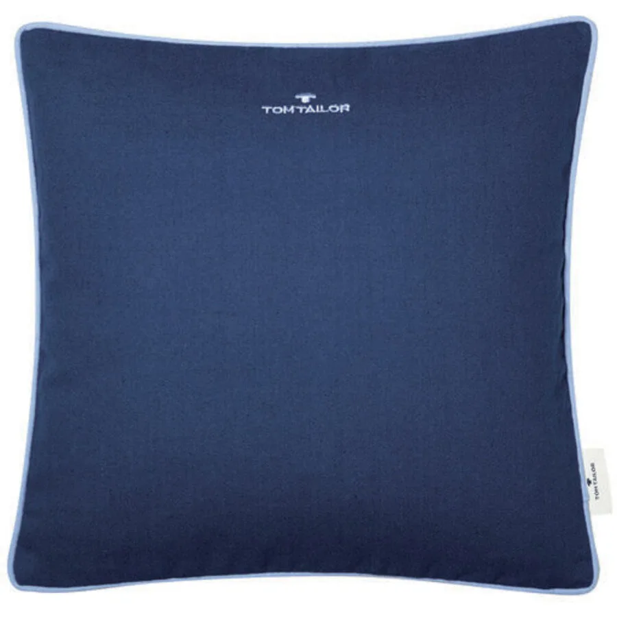 Tom Tailor Zierkissenbezug Dove Signature navy blau Polyester/Baumwolle B 40 T 40 cm