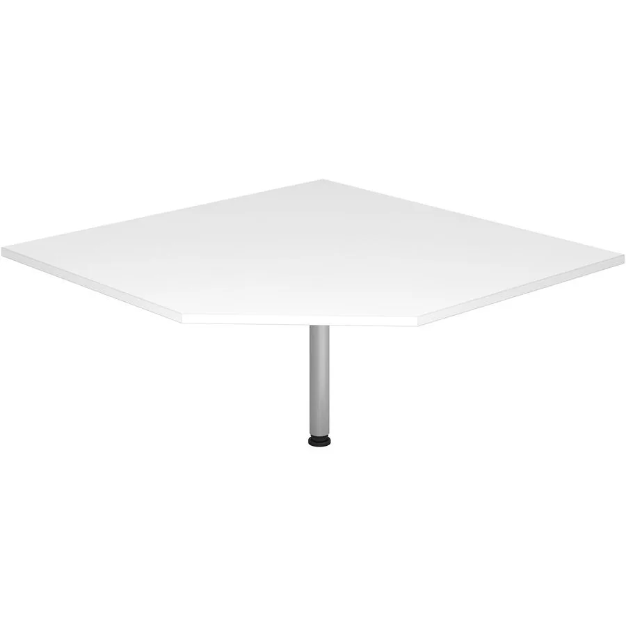 Anbautisch Office weiss Holzwerkstoff B 120 T 120 cm