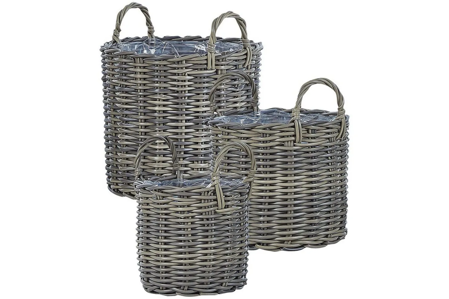 Trädgårdskruka Nikiti set om 3 -