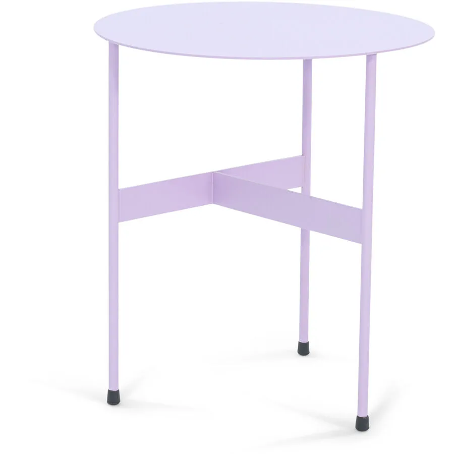 Spinder Design Beistelltisch Hesta Lila Stahl 40 cm