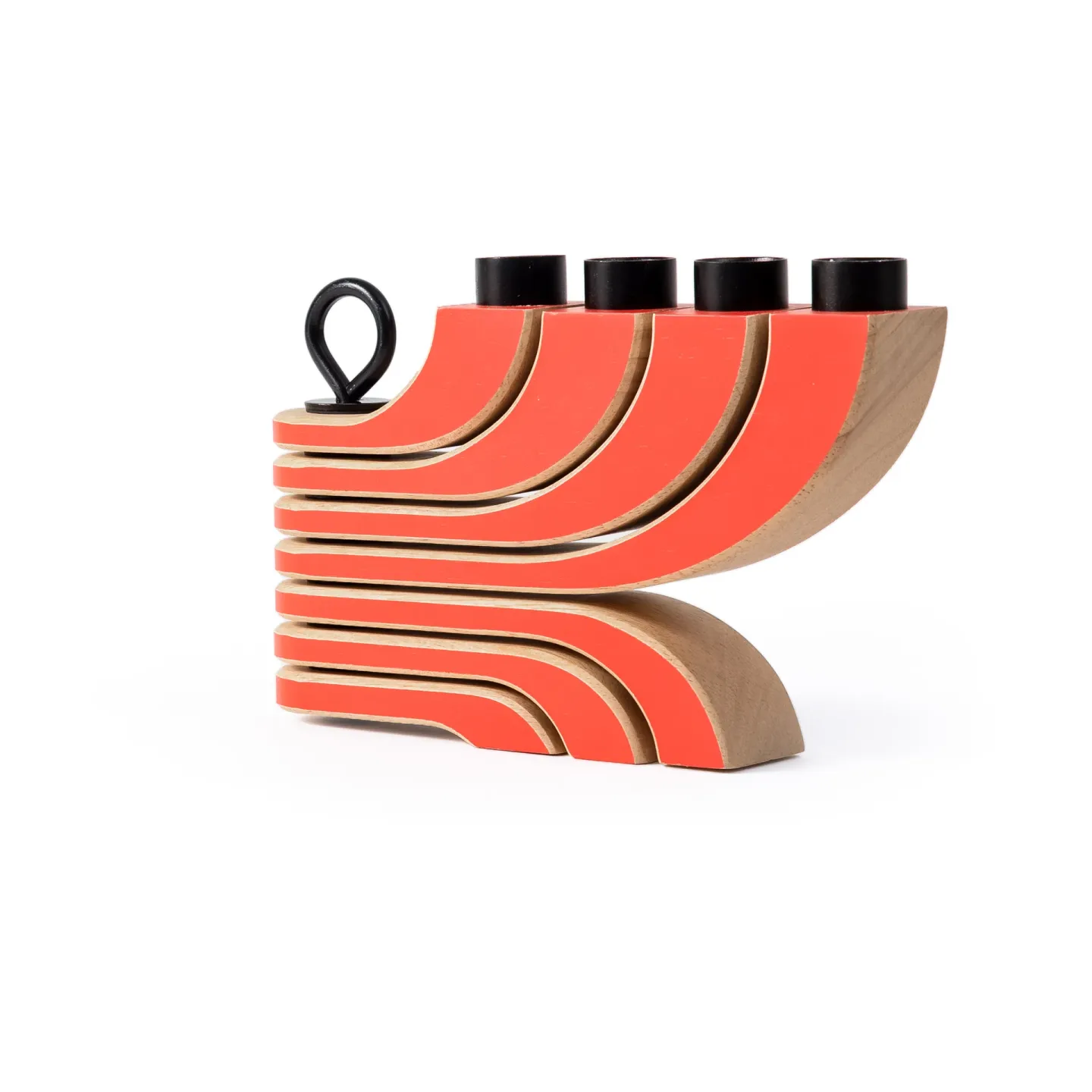 Design House Stockholm Nordic light ljusstake 4 armar Röd