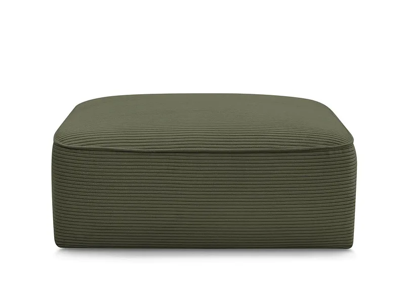 Hocker BOBOCHIC LEOPOLD 90x96x42cm cord-stoff hellgrün