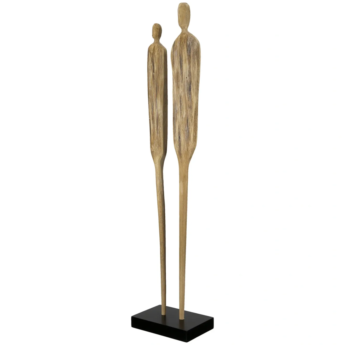 Gilde Figur Person Tow Holz Natur H: 67 cm | Schubiger Möbel
