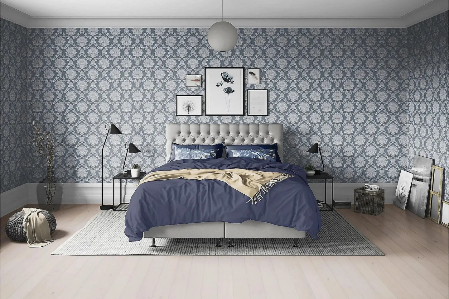 Joluma Sängpaket Medium 105x200 cm - (+Fler val) 105x200 cm Ljusgrå
