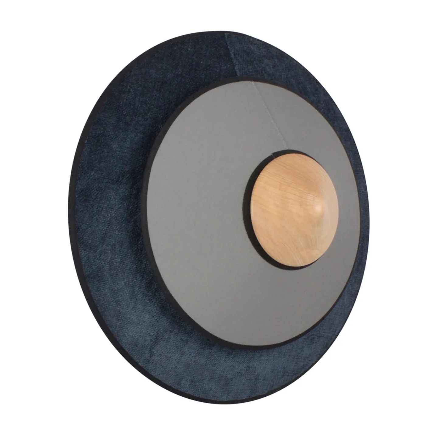 Cymbal Væglampe S Midnight - Forestier Cymbal S - Stue - Design - Stof / tekstil - Rund