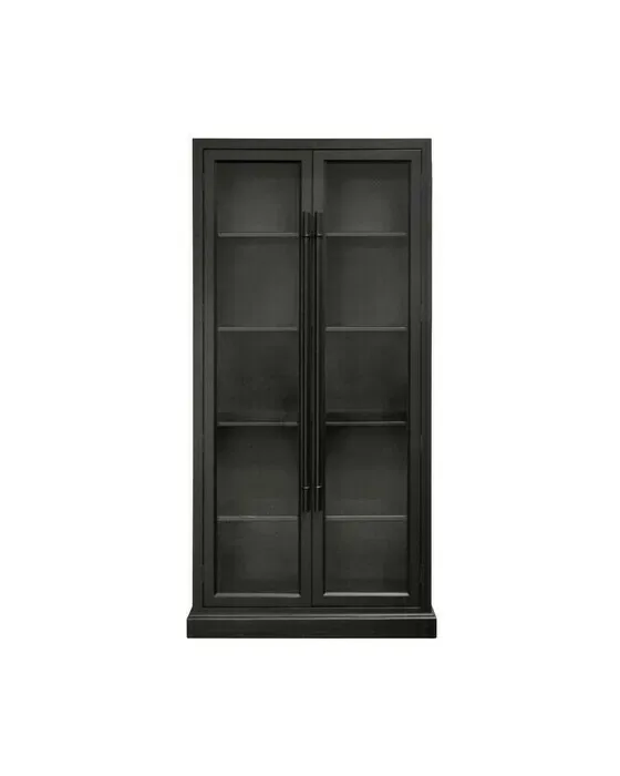 Narbonne Glass Cabinet Black