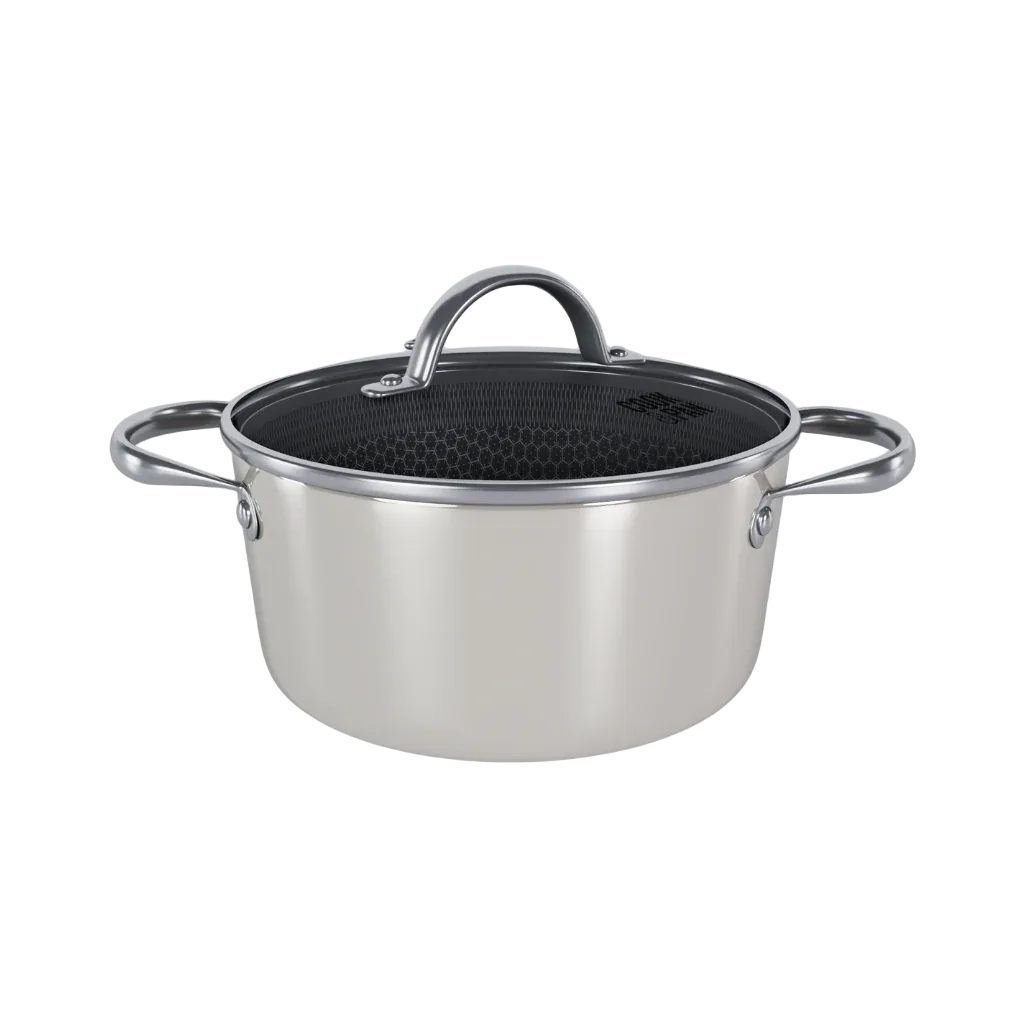 Go Ivory Honey Kochtopf mit Deckel 22 cm - Edelstahl