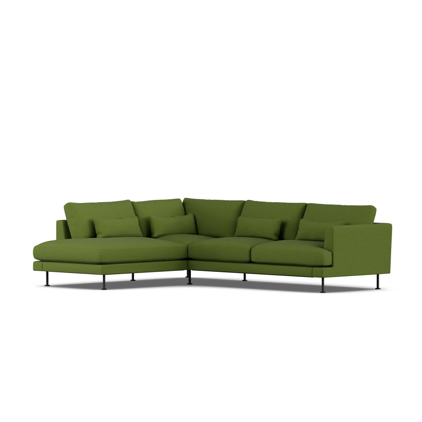 1898 Bredhult soffa Luiza Green 3975-svart stål, 3-sits A2