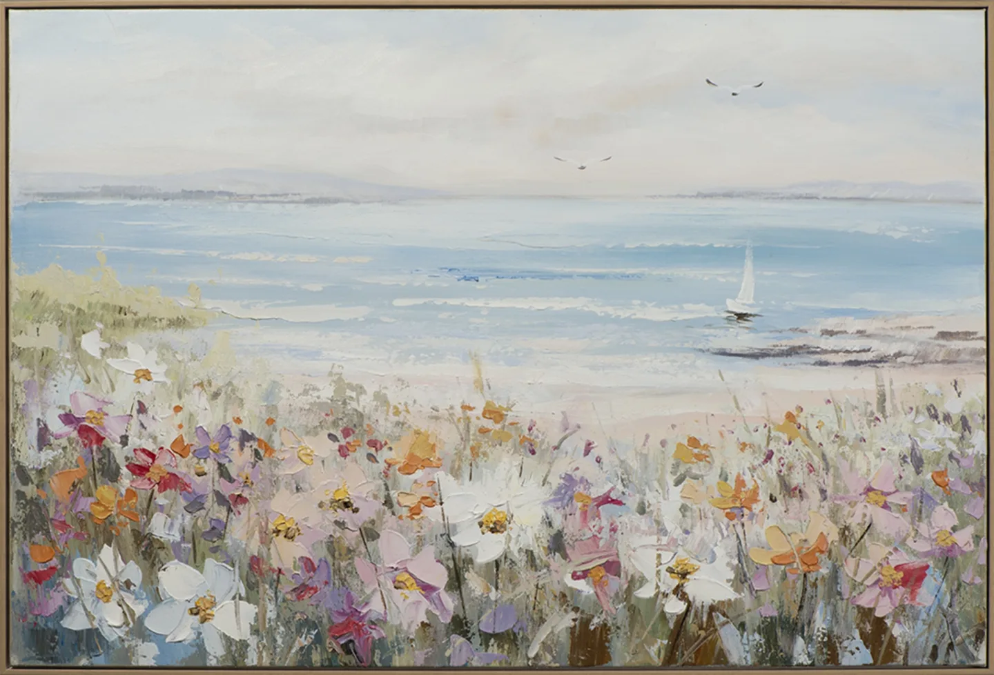 image LAND Gemälde Sommer am Meer | Schubiger Möbel