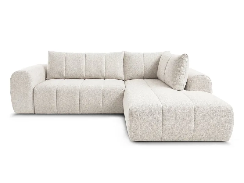 Ecksofa BOBOCHIC NESTY Stoff chiniert beige