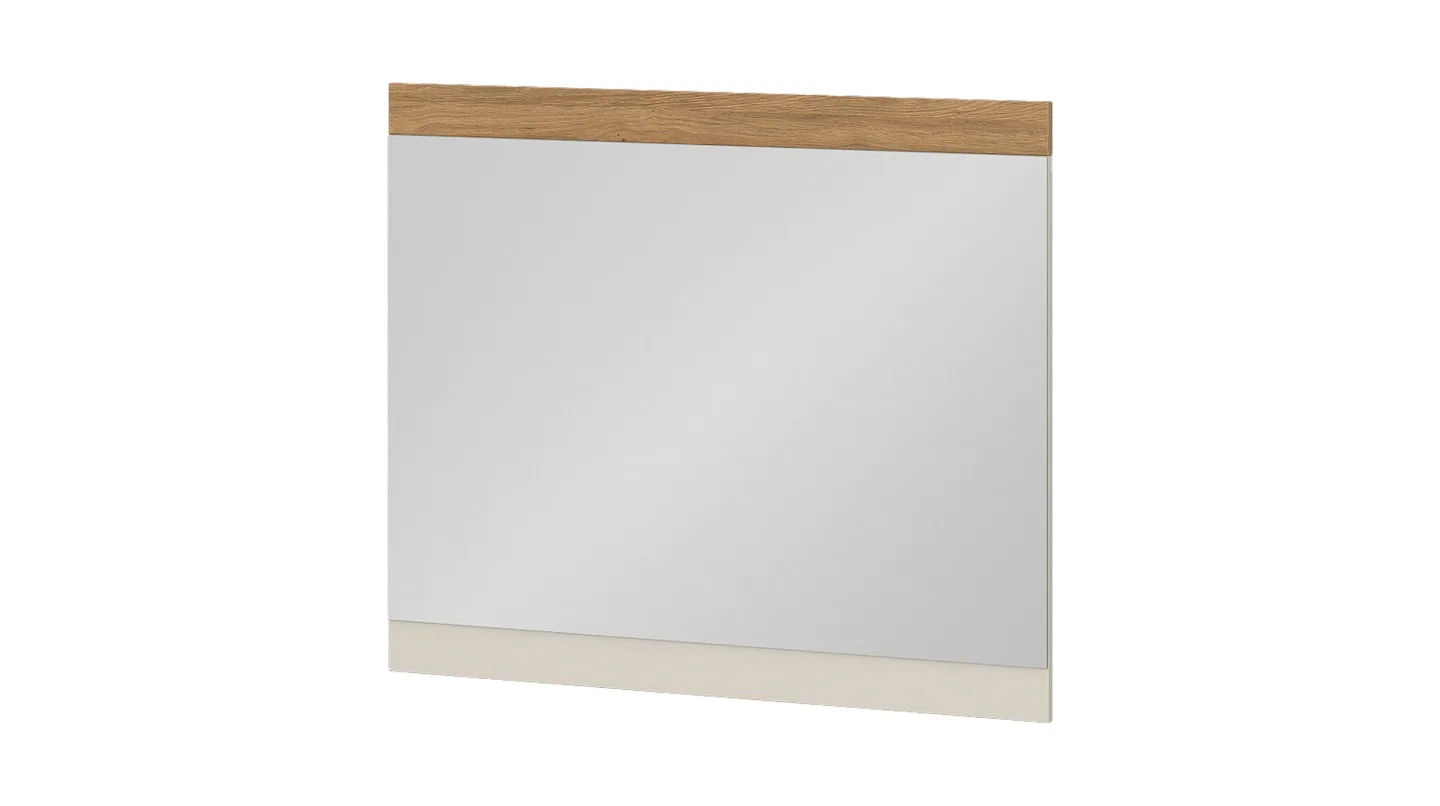 Wandspiegel Beige-Kaschmir - Eiche 95 x 62 cm - NAXXAR