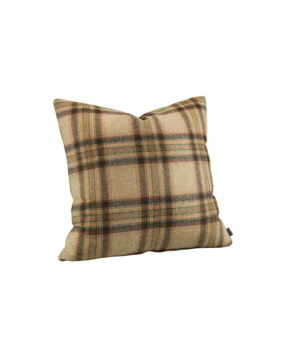 Glensdale Check pudebetræk olive