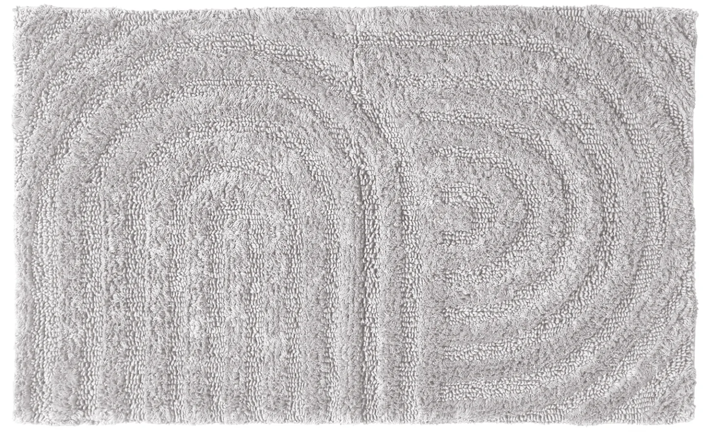 Baderomsmatte - Embla (lysegrå) (Størrelse: 50 x 80 cm)