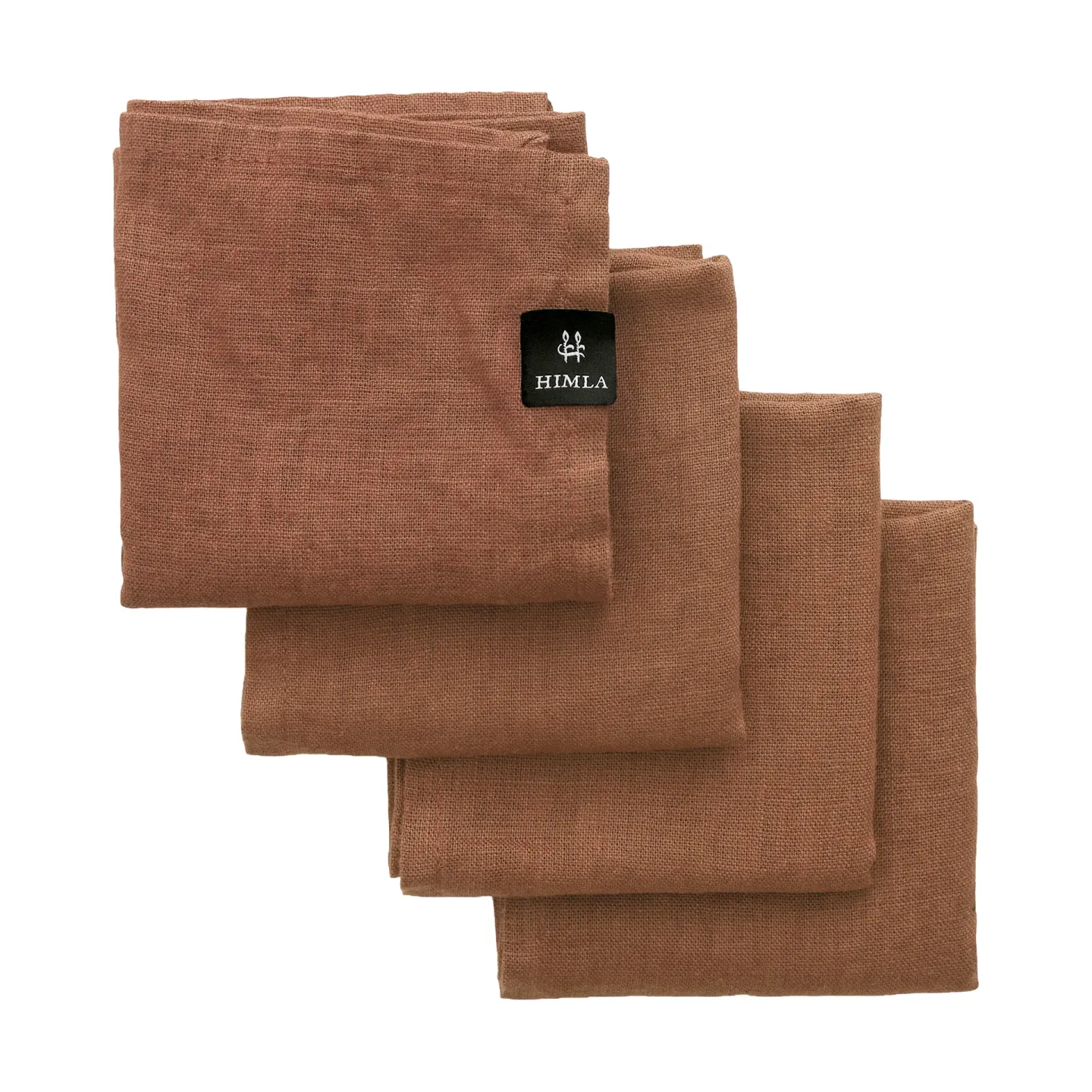 Himla Sunshine Leinenservietten 4er-Pack Grounded, 45x45 cm