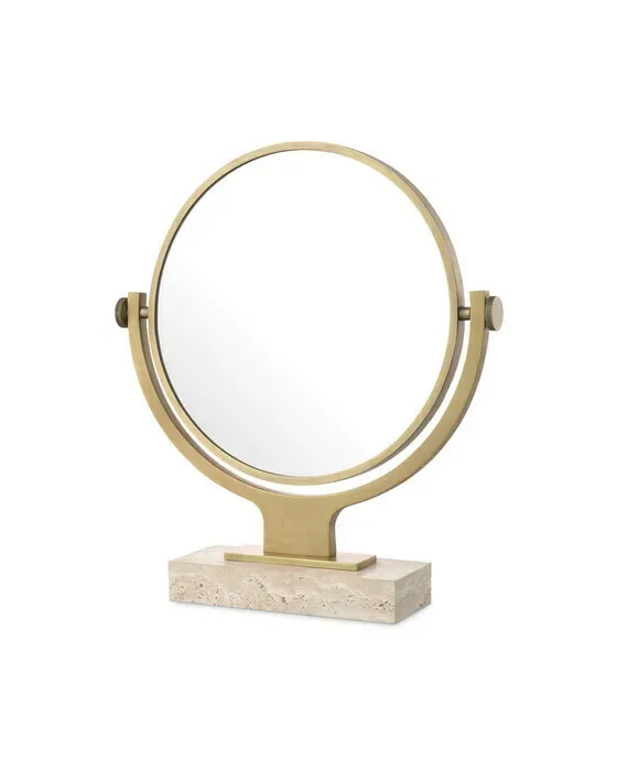 Briançon Mirror Antique Brass