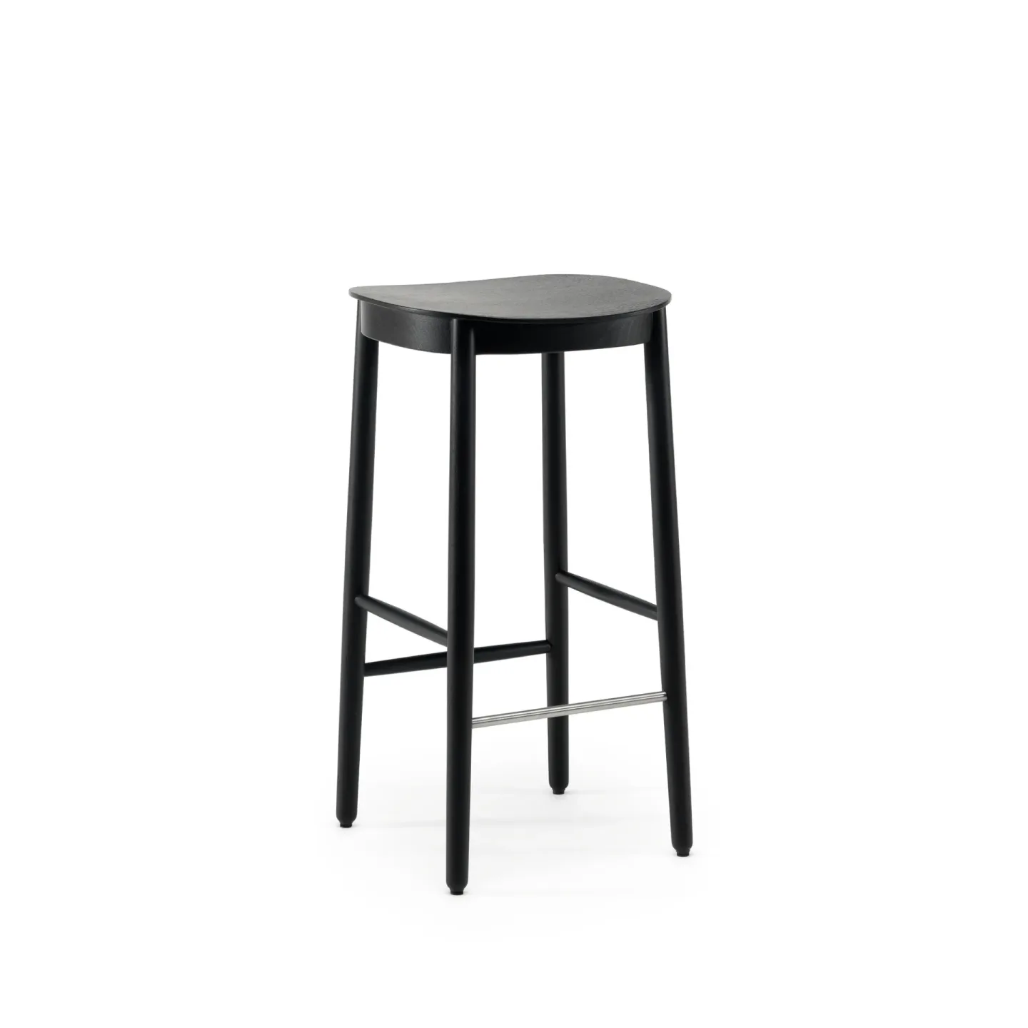 Fogia Figurine Hocker Eiche schwarz gebeizt, hoch