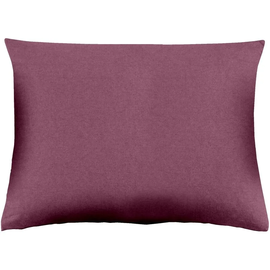Kissenbezug Bettina mauve Einfarbig Baumwolle B 65 T 100 cm - Material: 100% Baumwoll-Flanell