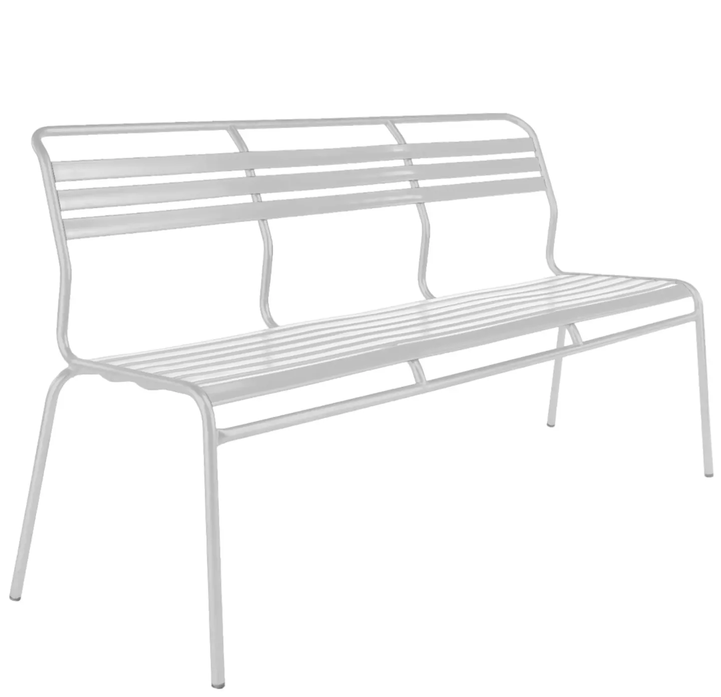 Schaffner Lättli-3er-Bank Säntis Weiss | Schubiger Möbel